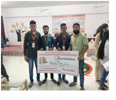 Students Of MIT, Aurangabad Got First Position In A National Hackathon Held At Pune With A Cash Prize Of Rs. 40,000/-